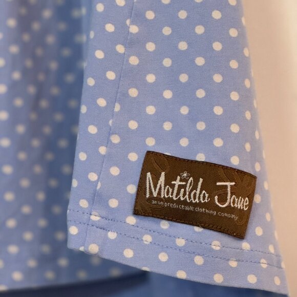 Matilda Jane girl's Dress size 4 polka dot pearl style twirl dress - Picture 5 of 8